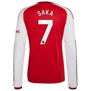 Maillot Arsenal Saka Domicile Manches Longues 2026/2027 – Image 3