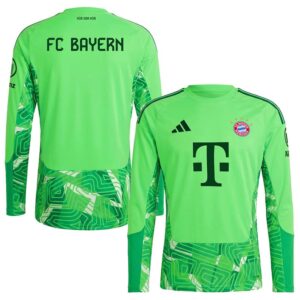 Maillot Bayern Munich Gardien Manches Longues 2026/2027 Vert – Image 1