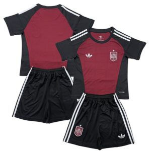 Maillot Gardien Espagne Enfant 2026/27 Noir Rouge – Image 1