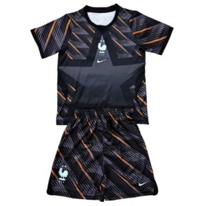 Maillot Gardien France Enfant 2026/27 Noir Orange – Image 2