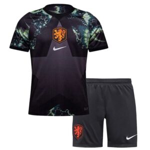 Maillot Gardien Pays-Bas Enfant 2026/27 Noir