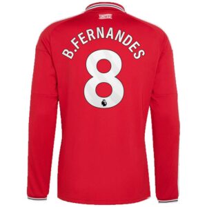 Maillot Manchester United B.Fernandes Domicile Manches Longues 2026/2027 – Image 3