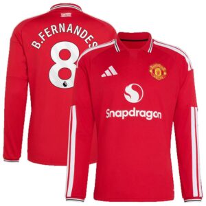 Maillot Manchester United B.Fernandes Domicile Manches Longues 2026/2027 – Image 1
