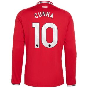 Maillot Manchester United Cunha Domicile Manches Longues 2026/2027 – Image 3