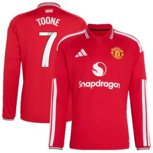 Maillot Manchester United Toone Domicile Manches Longues 2026/2027 – Image 1