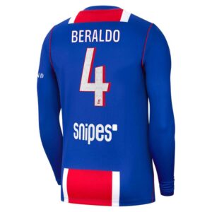 Maillot PSG Beraldo Domicile Manches Longues 2026/2027 – Image 3