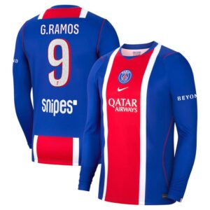 Maillot PSG G.Ramos Domicile Manches Longues 2026/2027 – Image 1