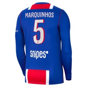 Maillot PSG Marquinhos Domicile Manches Longues 2026/2027 – Image 3