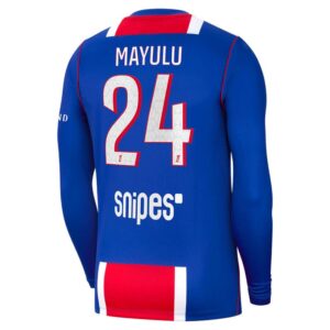 Maillot PSG Mayulu Domicile Manches Longues 2026/2027 – Image 3