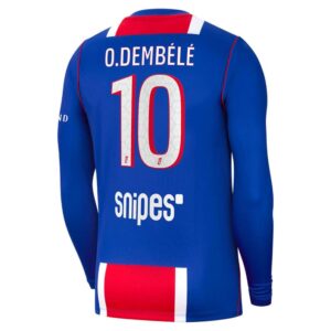 Maillot PSG O.Dembélé Domicile Manches Longues 2026/2027 – Image 3