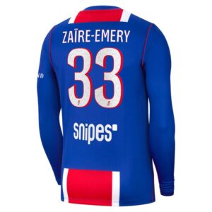Maillot PSG Zaïre-Emery Domicile Manches Longues 2026/2027 – Image 3