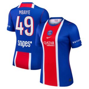 Maillot PSG Mbaye Domicile Femme 2026/2027 – Image 1