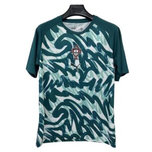 Maillot Training Portugal 2026 Vert Blanc – Image 1