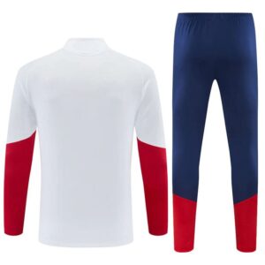 Survêtement Espagne 2026/2027 Blanc Rouge Bleu (Training top+Pantalon) – Image 2