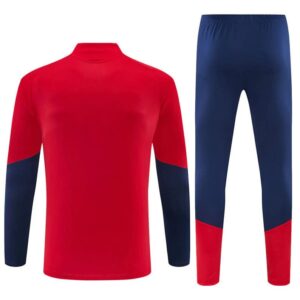 Survêtement Espagne 2026/2027 Rouge Bleu (Training top+Pantalon) – Image 2