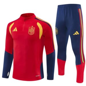 Survêtement Espagne 2026/2027 Rouge Bleu (Training top+Pantalon)