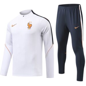 Survêtement PSG 2026/27 Blanc Bleu (Training top+Pantalon)