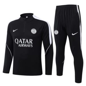 Survêtement PSG 2026/27 Noir Blanc (Training top+Pantalon)