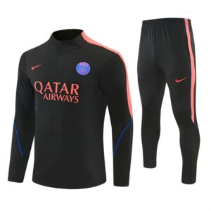 Survêtement PSG 2026/27 Noir Orange (Training top+Pantalon)