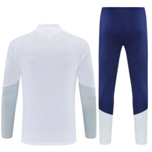 Survêtement Real Madrid 2026/2027 Blanc Bleu (Training top+Pantalon) – Image 2