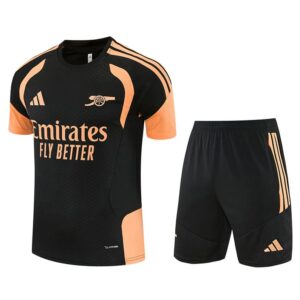 Ensemble Maillot Training Arsenal 2026/27 Noir Orange