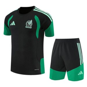 Ensemble Maillot Training Mexique 2026/27 Noir Vert