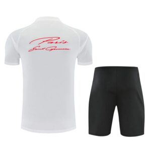Ensemble Maillot Training PSG 2026/27 Blanc Noir – Image 2