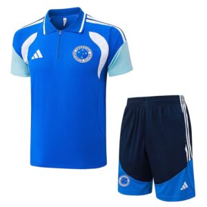 Ensemble Polo Cruzeiro 2026/27 Bleu Blanc