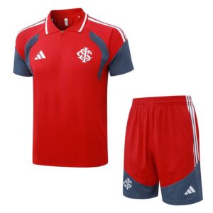 Ensemble Polo SC Internacional 2026/27 Rouge Gris