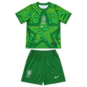 Maillot Gardien Bresil Enfant 2026/2027 Vert – Image 2