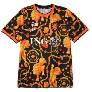 Maillot Pays-Bas Pré-Match 2026/2027 Orange Noir – Image 2