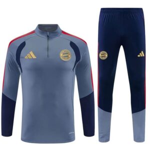 Survêtement Bayern Munich 2026/27 Gris Bleu (Training top+Pantalon)