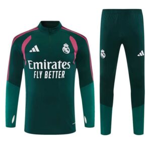 Survêtement Real Madrid 2026/27 Vert Rose (Training top+Pantalon)